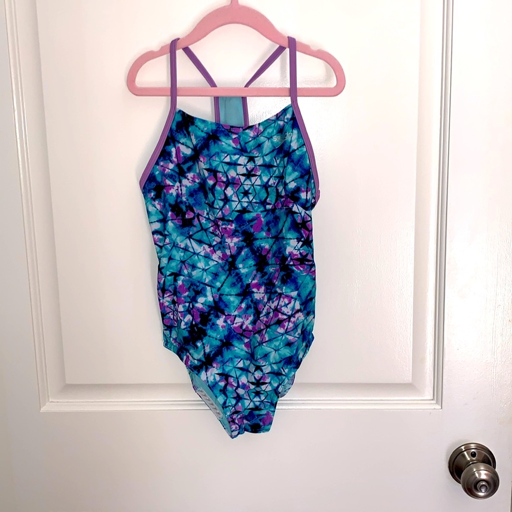 Speedo girls swimsuit size medium